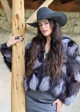 Load image into Gallery viewer, Silver fox jacket