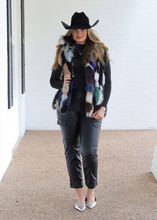 Load image into Gallery viewer, Multi-Colored Fox Fur Vest