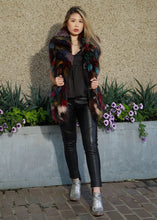 Load image into Gallery viewer, Women's Multi-Colored Fox Pieced Vest