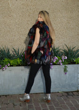 Load image into Gallery viewer, Women's Multi-Colored Fox Pieced Vest