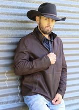 Load image into Gallery viewer, Reversible Mens Leather Jacket