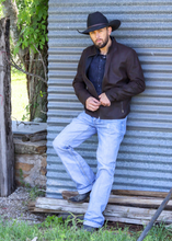 Load image into Gallery viewer, Reversible Mens Leather Jacket