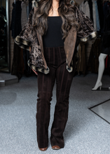 Load image into Gallery viewer, Paneled Suede Pants