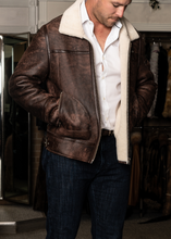 Load image into Gallery viewer, Men's Toffee Flight Jacket