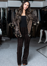 Load image into Gallery viewer, Paneled Suede Pants