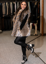 Load image into Gallery viewer, Lynx and Two-Toned Fox Vest