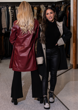 Load image into Gallery viewer, Leather Reversible Raincoat Stroller