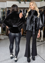Load image into Gallery viewer, Lasered Sheared Mink Cape