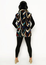 Load image into Gallery viewer, multi-colored sheared mink vest