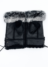 Load image into Gallery viewer, Handsfree Shearling &amp; Rabbit Texting Gloves