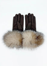 Load image into Gallery viewer, Brown Leather Gloves