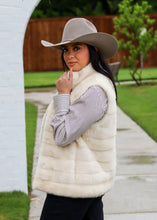 Load image into Gallery viewer, Beige Mink Vest