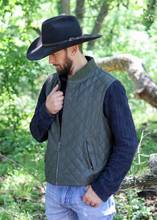 Load image into Gallery viewer, Quilted Leather Vest