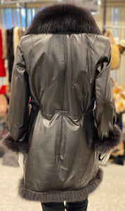 Leather with Fox Jacket