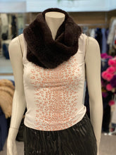 Load image into Gallery viewer, Knitted Rabbit Fur Infinity Scarf