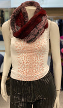 Load image into Gallery viewer, Knitted Rabbit Fur Infinity Scarf