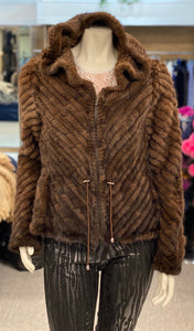 Knit Mink Jacket