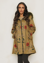 Load image into Gallery viewer, Floral Parka