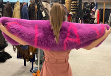 Load image into Gallery viewer, Purple with Pink &quot;SLAY&quot; Shawl