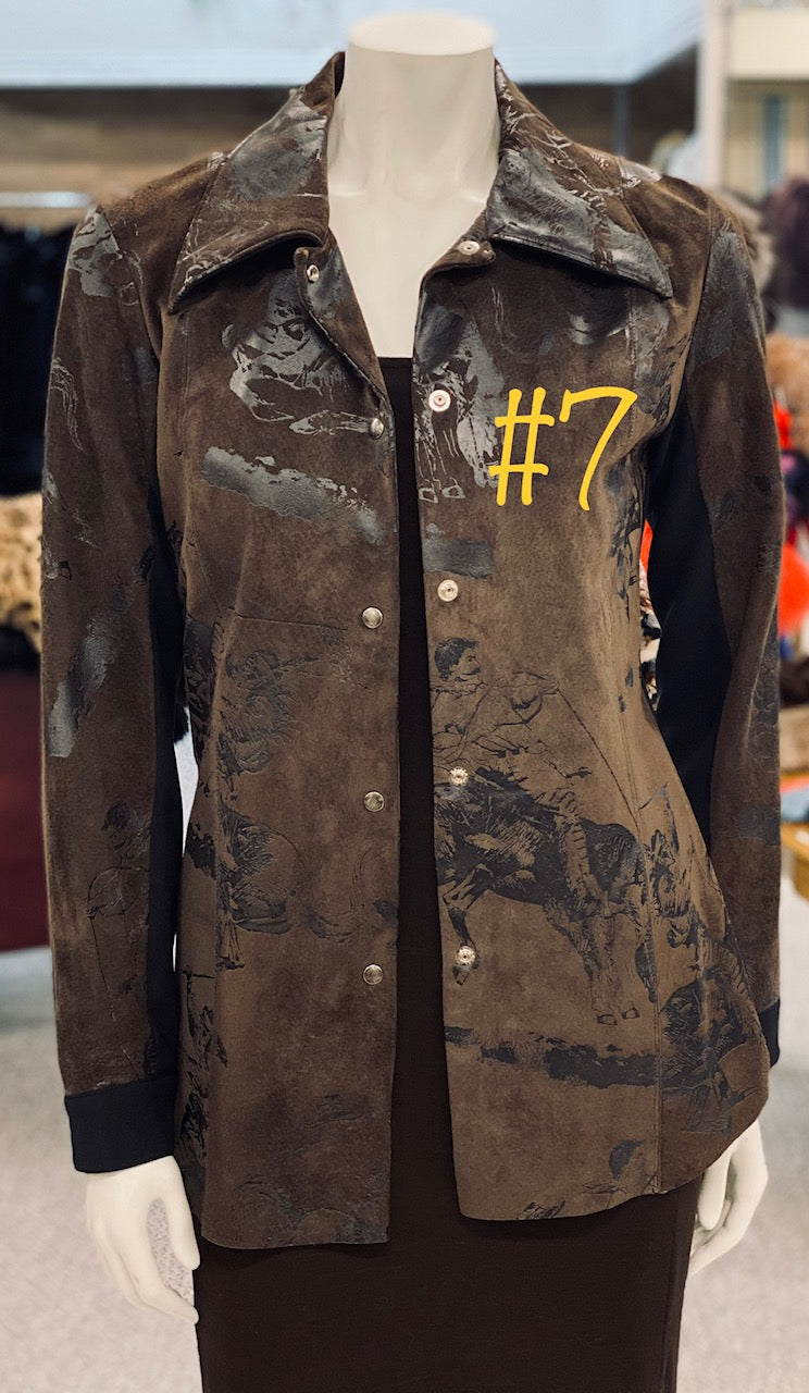 Washable Suede Cowboy Jacket