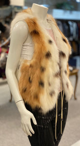 Lynx Dyed Fox Vest
