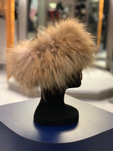 Knitted Fox Fur Headband