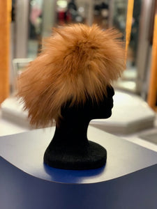 Knitted Fox Fur Headband