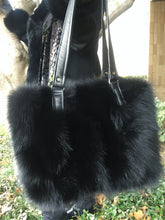 Load image into Gallery viewer, Fox Fur Tote Purse