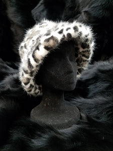 White Mink Leopard Bucket Hat