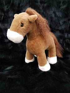 Sheared Mink Horse Stuffed Animal Toy