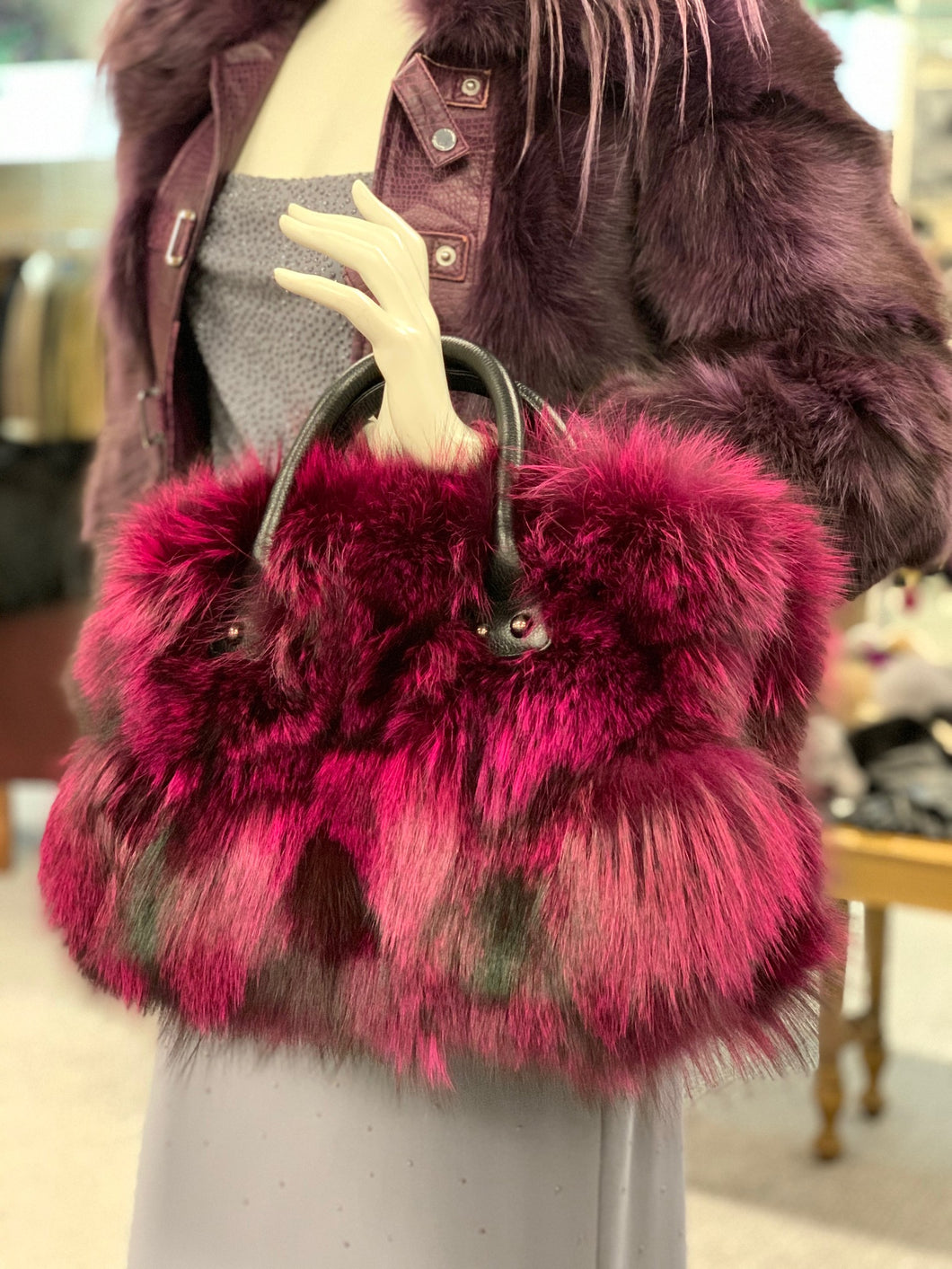 Fox Fur Purse